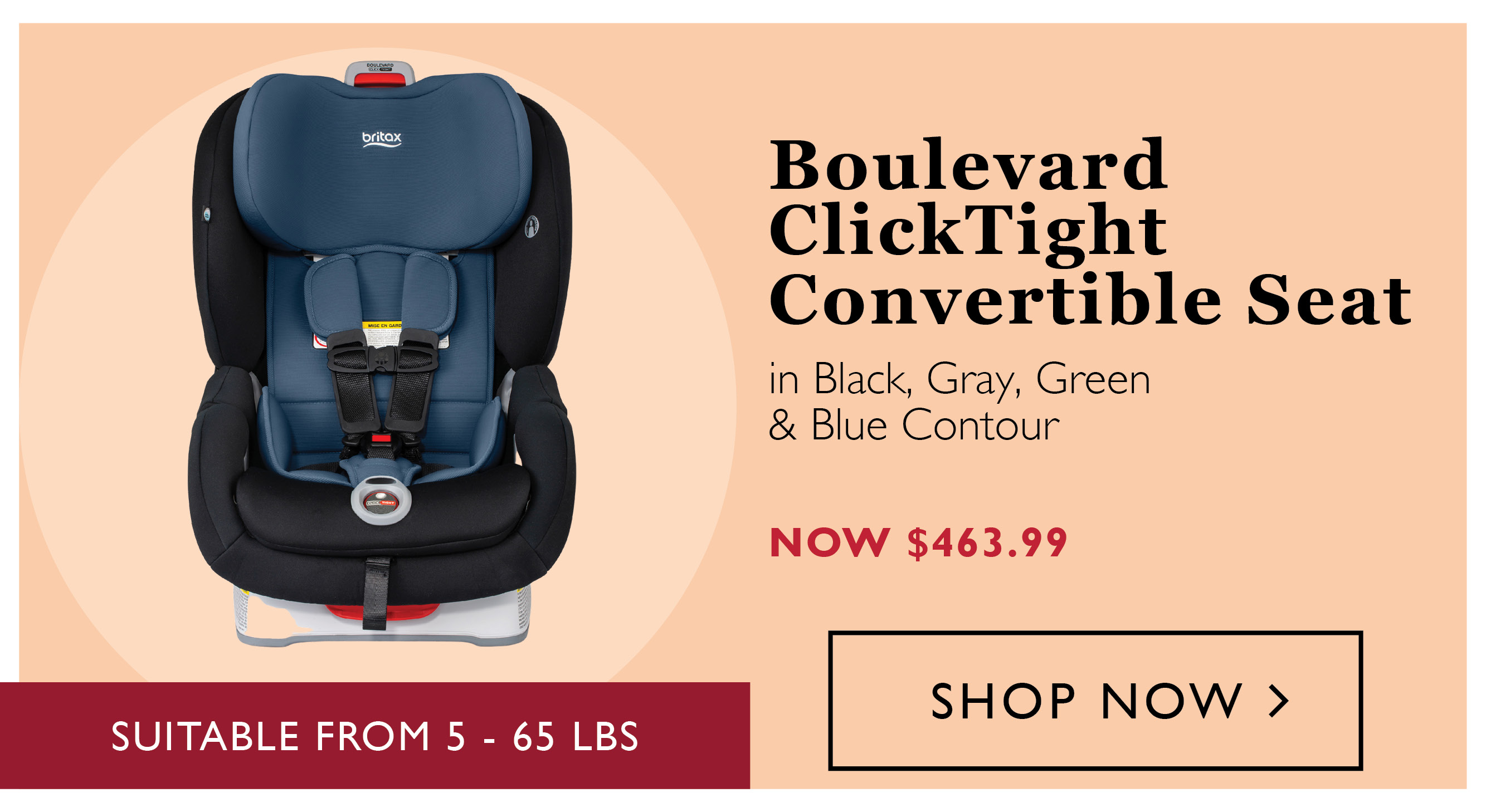 Britax boulevard store clicktight canada sale